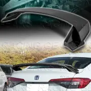 HP STYLE UNPAINTED BLACK REAR TRUNK SPOILER WING FOR 22-25 HONDA CIVIC SEDAN 4DR (for: Honda)