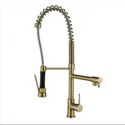 Modernnational Halo Spring Multi-Function PVD Brushed Bronze Solid Brass Kitchen Mixer