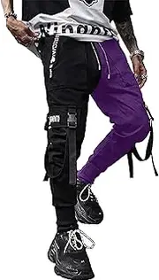[XYXIONGMAO] Men's Jogger Pants Techwear Hip Hop Harem Pants Streetwear Tactical Track Pants