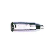 CARSON - Rock Plugs Adaptor / Lead Coupler XLR Male - RCA Female Socket