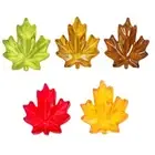120pcs Sensory Bin Fillers Thanksgiving Acrylic Leaves for Table Centerpieces