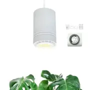 Hanging Grow Light 40W Large, Full Spectrum Warm Color Plant Lamp, 120V White