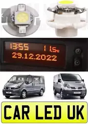 Trafic Vivaro Movano Camper Motorhome ✅ LED Clock Radio Digital Display Bulbs
