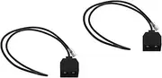 CAXUSD 2pcs Pp Rubber Material Telecommunication Cable Adaptor Easy to Use for Landline Phones
