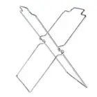Stainless Steel Garbage Bag Shelf Home Kitchen Countertop Folding Trash Bag Hold