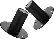 ULDIGI 2pcs Speaker Stand Base Durable Iron Loudspeaker Support Bracket Compact and Lightweight Design for Indoor Stage Use Easy Installation for Enhanced Sound Clarity
