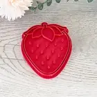 Strawberry - Cookie Cutter and Stamp Set