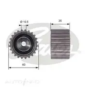 Gates Timing Belt Idler - T42024