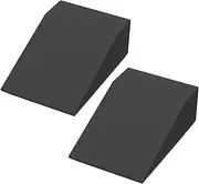 Yoga Foam Wedge Blocks (Pair) Soft Wrist Wedge, Supportive Foot Exercise Accessories, Calf Raise Block, Calf Stretcher, Balance, Pushup,Yoga Wrist Support, Pilates, Squat Wedge, EVA Riser Block