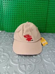 Vintage Abercrombie & Fitch Flex Fit Red Moose Logo Dad Cap Y2K Deadstock