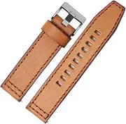 [SKXMOD] For Fossil JR1354|1487|1424 watchband Retro quick release genuine leather diesel strap black dark brown 22mm 24mm