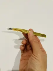 Straight Tweezers F Type For Classic Or Volume Eyelash Extensions