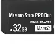 MS 32GB Memory Stick pro Duo (Mark2) for PSP Accessories/Camera