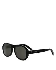 Celine 3 Dots Pilot Sunglasses, 56mm