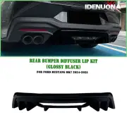 Gloss Black Rear Bumper Diffuser Lip Bodykit Fit For Ford Mustang MK7 2024-2025 (for: Ford)