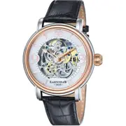 Earnshaw Longcase Automatic Leather Men's Watch - ES-8011-06