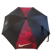 NEW! 2015 NIKE 62" "TPC LAS VEGAS" Logo Windsheer Umbrella Golf Red/Black-N90451