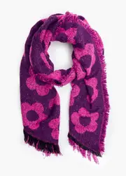 [Taking Shape] Taking Shape Flower Boucle Scarf in Multi - Women's Accessories Multi