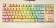 New Rainbow Mechanical Gaming Keyboard RGB LED Rainbow Backlit