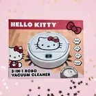 NIB Sanrio Hello Kitty 3-in-1 Robo Robot Vacuum Cleaner Sweeps Mops White