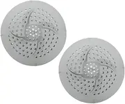 2pcs Silicone Drain Cover Sink Strainer for Kitchen Bathroom Stop Hair Clogging