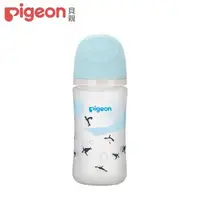 在飛比找森森購物網優惠-【Pigeon貝親】第三代母乳實感矽膠護層玻璃奶瓶240ml