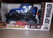 NEW in BOX! BRIGHT BLUE RC MONSTER TRUCK RADIO CONTROL 1:24 SCALE