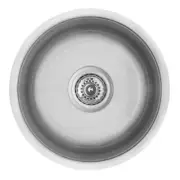Karran Undermount Bar Sink 14.5" x 6.5" 18-Gauge Stainless Steel Satin Brushed