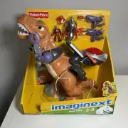 2011 NIB Fisher Price Imaginext Mega T-Rex Interactive Dinosaur Toy HTF!
