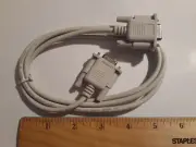 White 6 feet DB9 Serial Extension Cord Mouse Keyboard Switch Box Modem RS-232