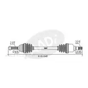 GSP CV Shaft - CVS.DW51
