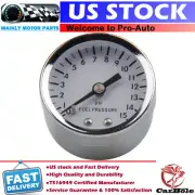 Brand Filled Gauge 0-15 psi Fuel Pressure Oil Pressures White 1.5" Diameter 1561