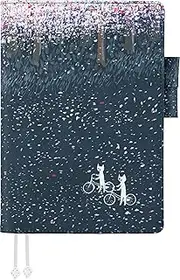 Almost daily Notebook Cousin (A5) Notebook Cover Hiroko Kubota/Flower Light Tone