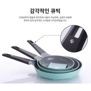 💯韓國直送NEOFLAM CARAT鑽石系列30公分炒鍋(含鍋蓋)陶瓷不沾鍋 鑽石鍋