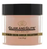 Glam & Glits Naked Color Acrylic Powder (Cream) 1 oz Never Enough Nude - NCAC396