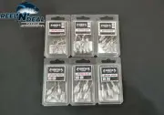 HOOKEM JIG HEADS 2/0 SOFT PLASTICS GRUB MINNOW SHAD JERKSHAD FISH PADDLE TAIL