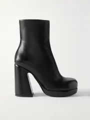[Proenza Schouler] Proenza Schouler - Forma Leather Platform Ankle Boots - Black - IT39.5 IT 39.5 Black