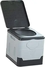 FUNOMOCYA Portable Folding Toilet for Camping and Car Travel Emergency Toilet Creative Multi Use Design for Outdoor Use Includes Garbage Bag for Cleanliness