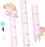 KOCKSHION 1 Set Wall Sticker Shower Decals Sign Hoodie Night Light for Growth Chart for Wall Lamp Posters Night Light Wall Decal Height Sticker Solar Pink