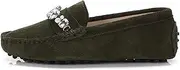 [ZIRIA] Cowhide Leather Women Shoes Female Casual Flats Spring Autumn Driving Shoes Women Leather Loafers