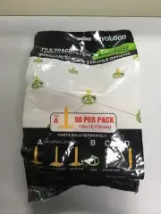 Levolution Flat Spacer Part A Tile Leveling 50 Pack 1/8" LOT OF 5