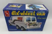 AMT Ford Custom Six Wheel Van with Trail Bike Vintage 1977 Scale 1/25 Model Kit