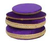 MUSICAL INSTRUMENTS TABLA RING CUSHIONS SET & TOP COVER FOR EACH DRUM TOPS