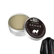 Leather Conditioning Care Balm Natural Leather Recoloring Balm with Mink Oil