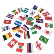 32 Countries World Cup Bunting Flag Hanging String Flags Decor International sports bar Banners