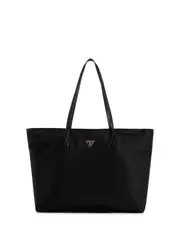 GUESS Women's Black Power Play Nylon Tote Bag