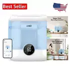 Top Fill 60-Hour Runtime Ultrasonic Humidifier with Aroma Diffuser & Night Light