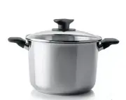Tupperware Daily Universal Cookware 7.4Qt/7L Stockpot with Glass Cover New