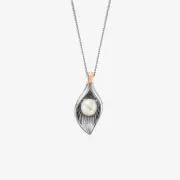 Clogau Beachcomber Two Tone Pearl Shell Pendant Necklace 3SLYV0790