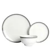 Godinger Sheer Gray 12 Piece Dinnerware Set